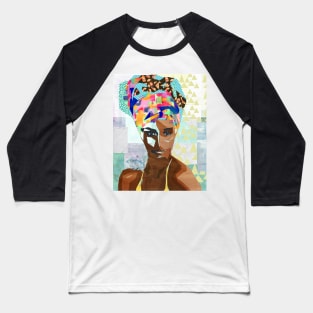 Black Pride Collage Baseball T-Shirt